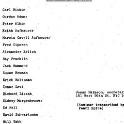 Minutes, 1975-01-30. Politi...