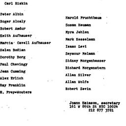 Minutes, 1974-11-21. Politi...