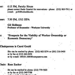 Announcements, 1996-09-26. ...