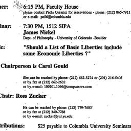 Announcements, 1996-10-24. ...