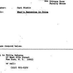 Announcements, 1984-10-04. ...