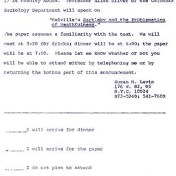 Announcements, 1974-04-17. ...
