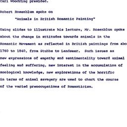 Minutes, 1971-11-16. Romant...