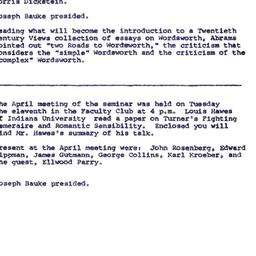 Minutes, 1972-03-27. Romant...