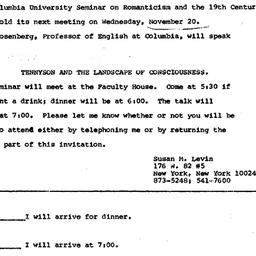 Announcements, 1974-11-20. ...