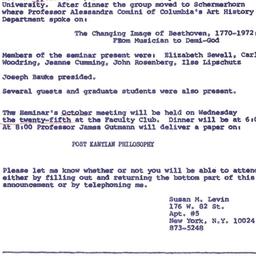 Announcements, 1972-09-27. ...