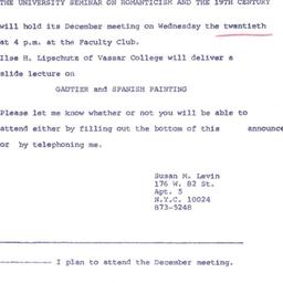 Announcements, 1972-12-20. ...