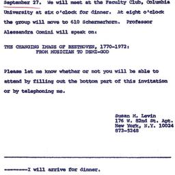 Announcements, 1972-09-27. ...