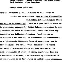 Minutes, 1973-03-07. Romant...