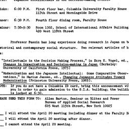 Announcements, 1976-04-20. ...