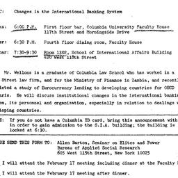 Announcements, 1976-02-17. ...
