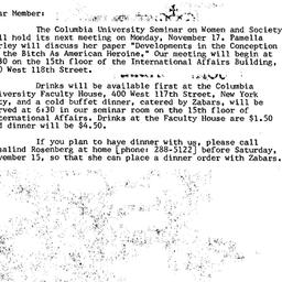 Announcements, 1975-11-10. ...