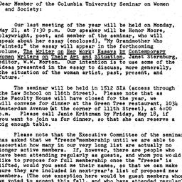 Announcements, 1979-04-25. ...