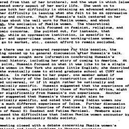 Minutes, 1990-02-19. Women ...