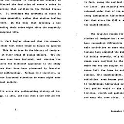 Speaker's paper, 1990-0...