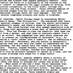 Minutes, 1989-11-20. Women ...
