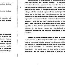 Speaker's paper, 1991-0...