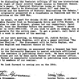 Announcements, 1991-01-03. ...