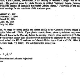 Announcements, 1993-11-07. ...