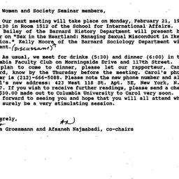 Announcements, 1994-02-10. ...