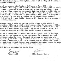 Announcements, 1984-01-06. ...