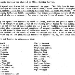 Minutes, 1983-11-21. Women ...