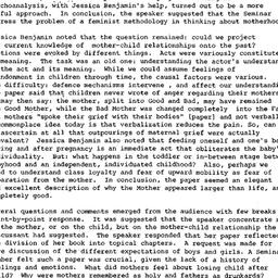Minutes, 1987-01-21. Women ...