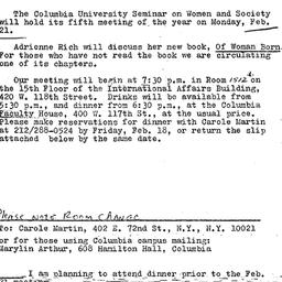 Announcements, 1977-02-23. ...