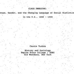Speaker's paper, 1995-0...