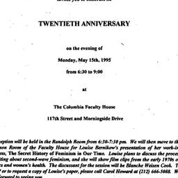 Announcements, 1995-05-15. ...