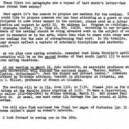 Announcements, 1981-02-19. ...