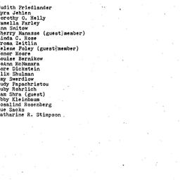 Minutes, 1980-10-02. Women ...