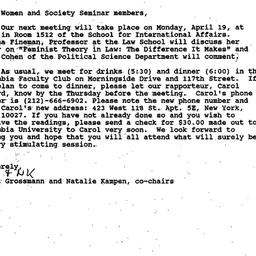 Announcements, 1993-03-25. ...