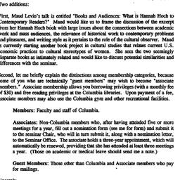 Announcements, 1993-04-28. ...