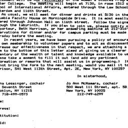 Announcements, 1988-10-29. ...