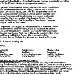 Announcements, 1999-11-03. ...