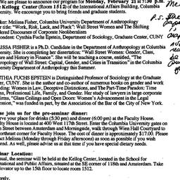 Announcements, 2000-02-09. ...