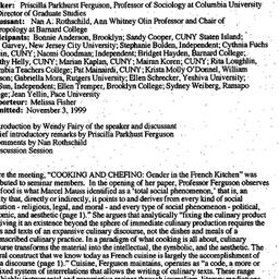 Minutes, 1999-09-27. Women ...
