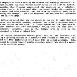 Minutes, 1996-01-22. Women ...