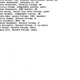 Minutes, 1996-01-22. Women ...