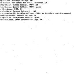 Minutes, 1996-03-18. Women ...