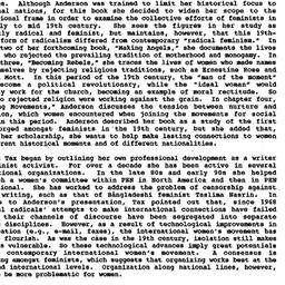 Minutes, 1995-09-18. Women ...