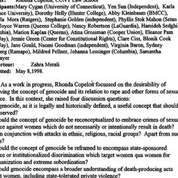 Minutes, 1998-04-20. Women ...