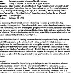 Minutes, 1998-02-16. Women ...