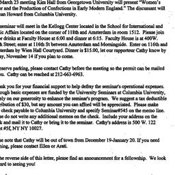 Announcements, 1998-02-02. ...