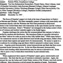 Minutes, 1997-12-15. Women ...