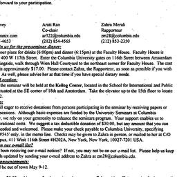 Announcements, 1998-05-08. ...