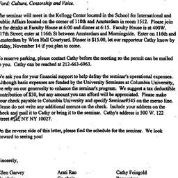 Announcements, 1997-10-26. ...