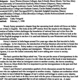 Minutes, 1998-01-26. Women ...
