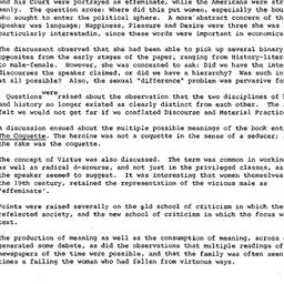 Minutes, 1988-05-16. Women ...